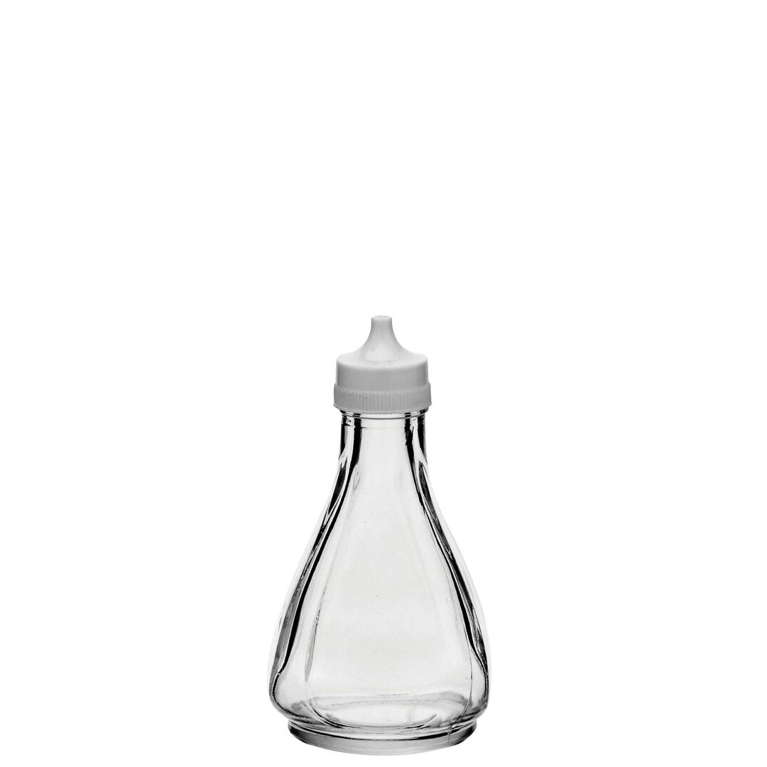 Vinegar Bottle White Plastic Top