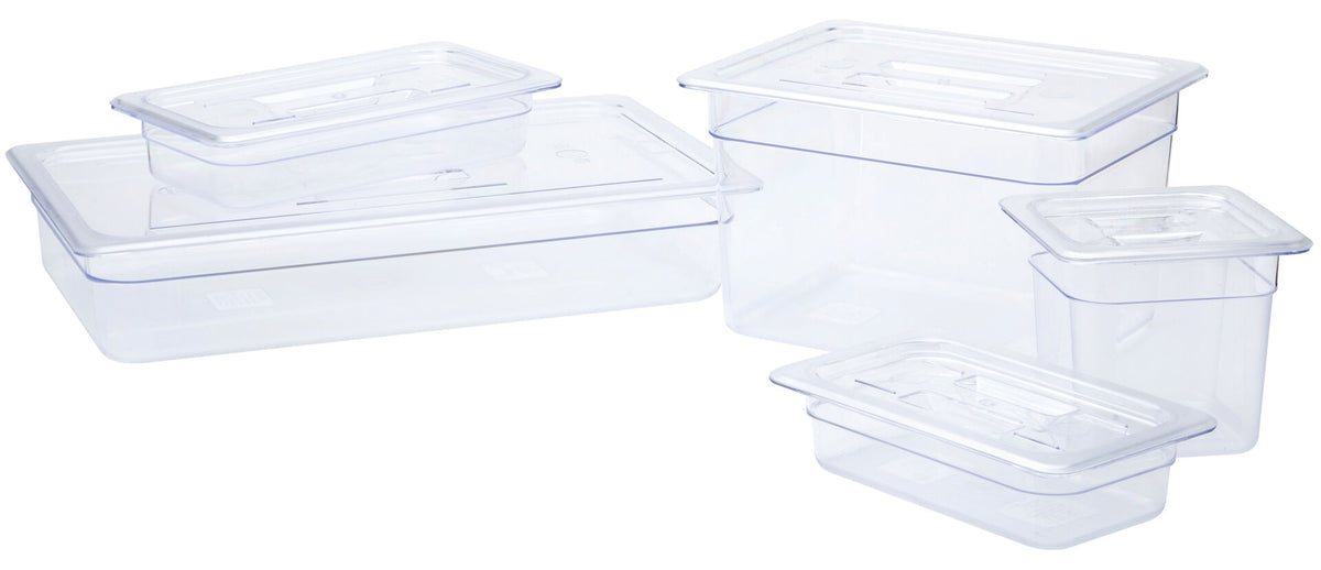 Polycarbonate 1/1GN Pan 6.5cm Deep clear