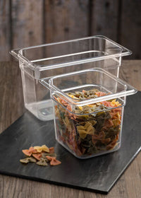 Polycarbonate 1/3GN Pan 10cm Deep clear