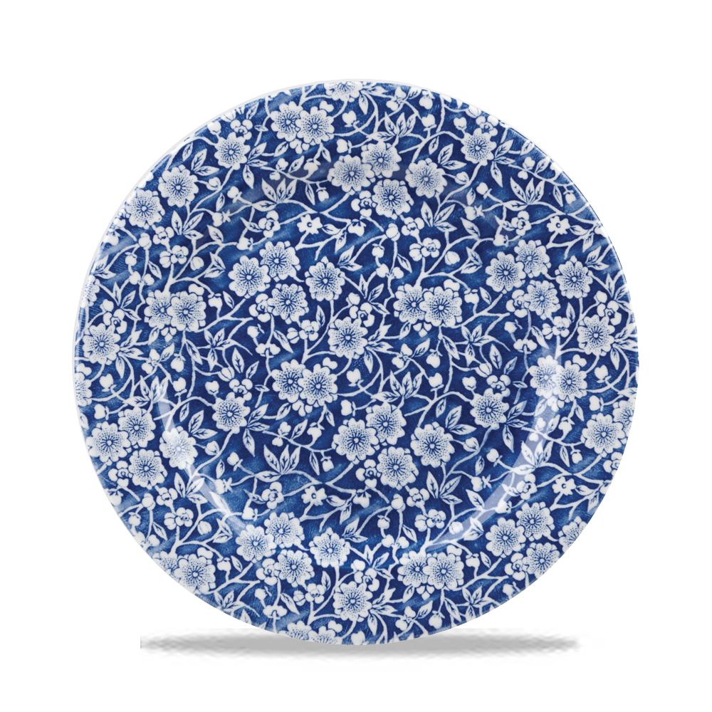 Vintage Prints Victorian Calico Prague Profile Plate 8"