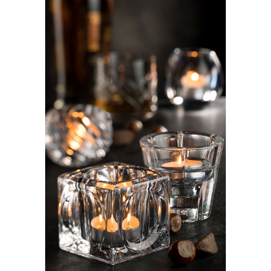 Chunky Tealight Holder - Clear