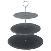 3 Tier Slate Platter 12, 10, 8" (30, 25, 20cm)