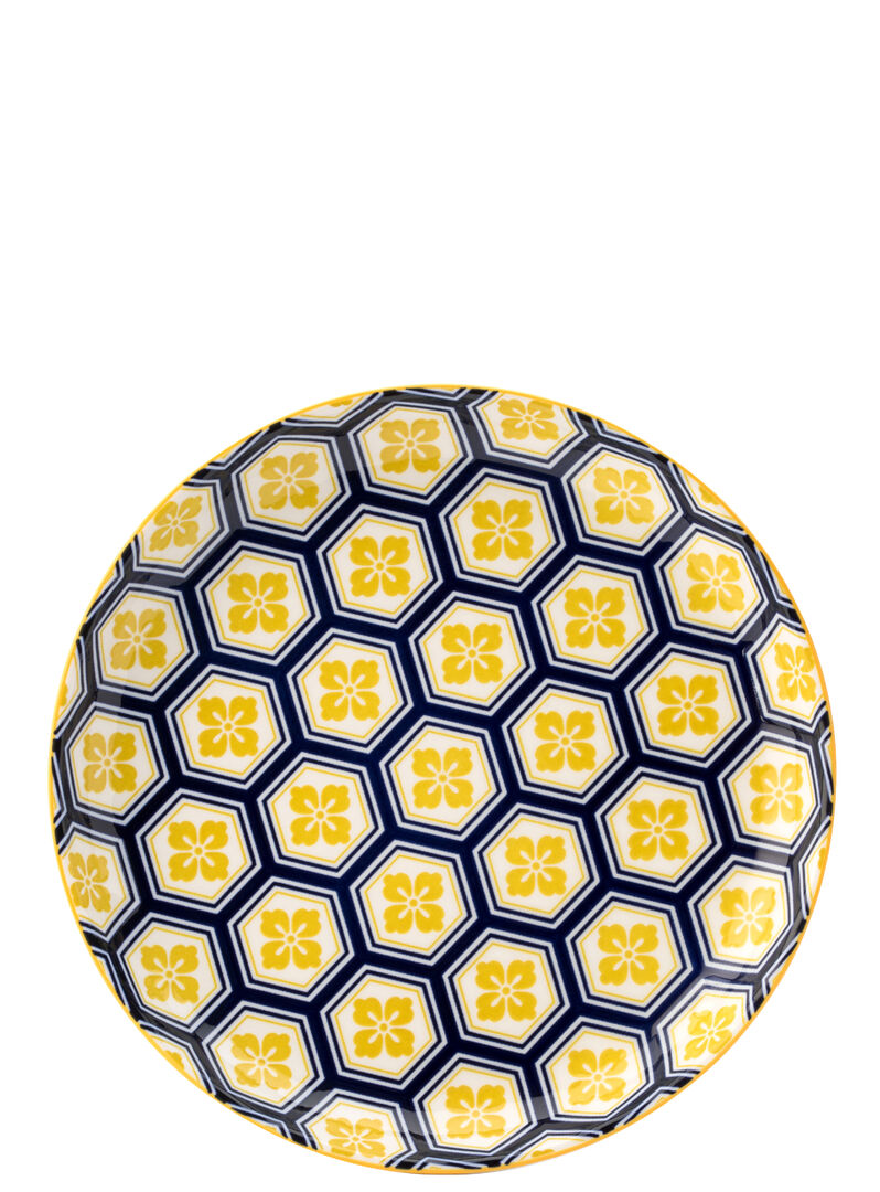 Cadiz Blue & Yellow Plate 8" (20cm)