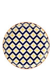 Cadiz Blue & Orange Plate 8" (20cm)