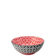Cadiz Red & Black Bowl 6.3" (16cm)