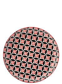 Cadiz Red & Black Plate 8" (20cm)
