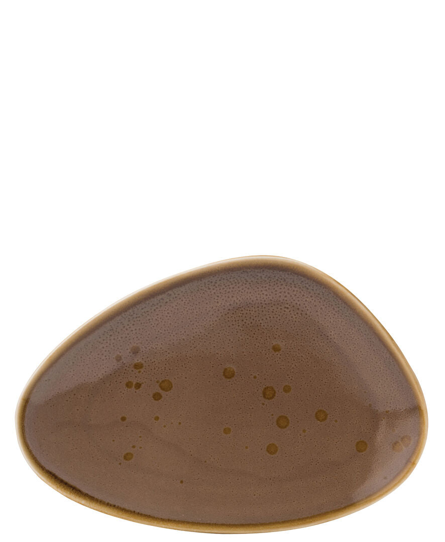 Earth Mocha Oblong Plate 10" (25.5cm)