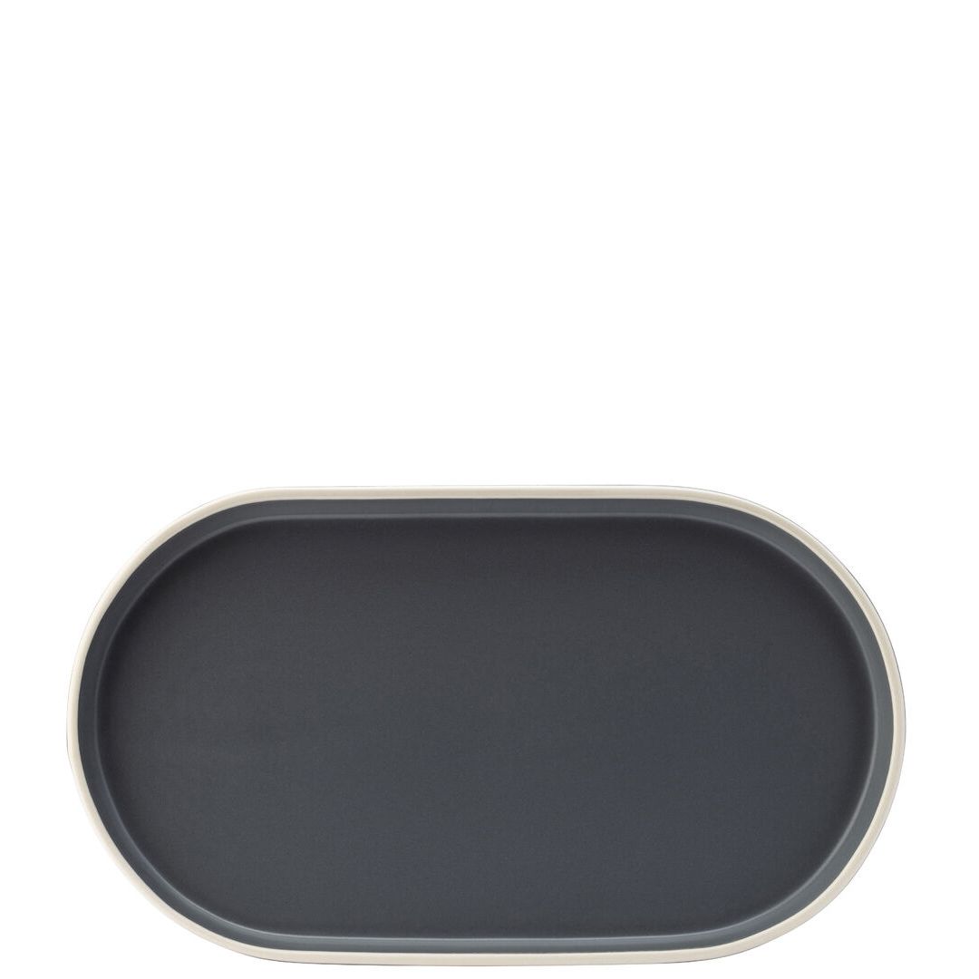 Forma Charcoal Platter 31 x 17.5cm