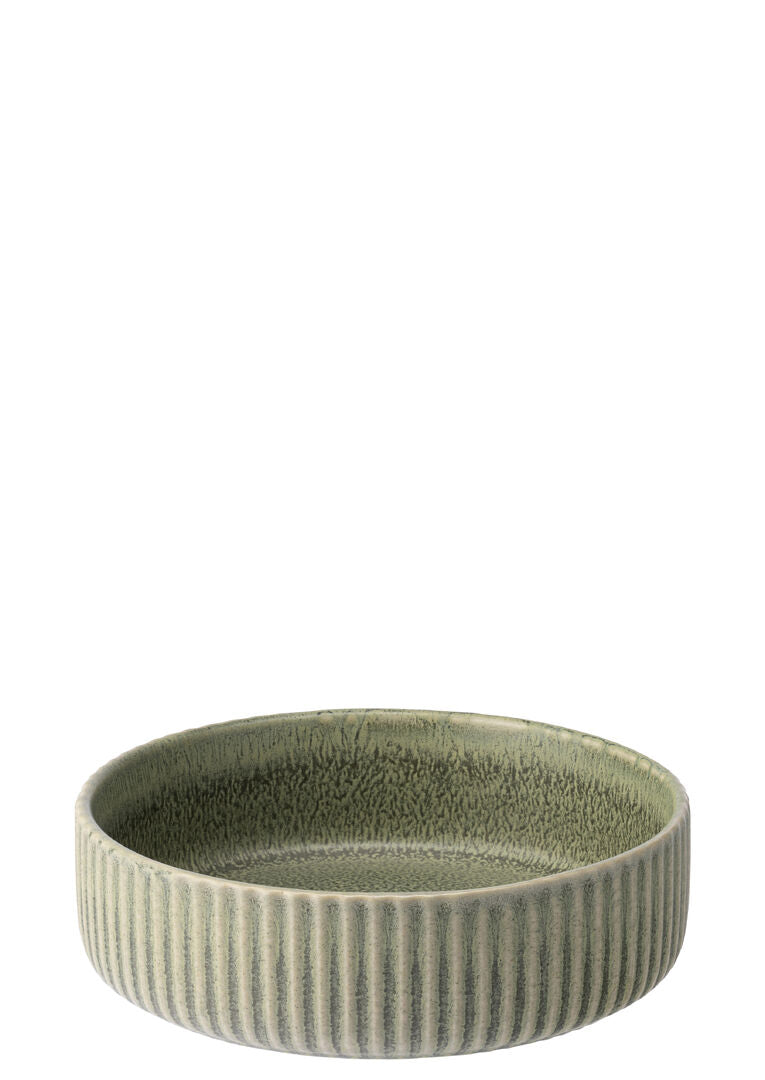 Corduroy Fern Shallow Bowl 5.75" (14.5cm)