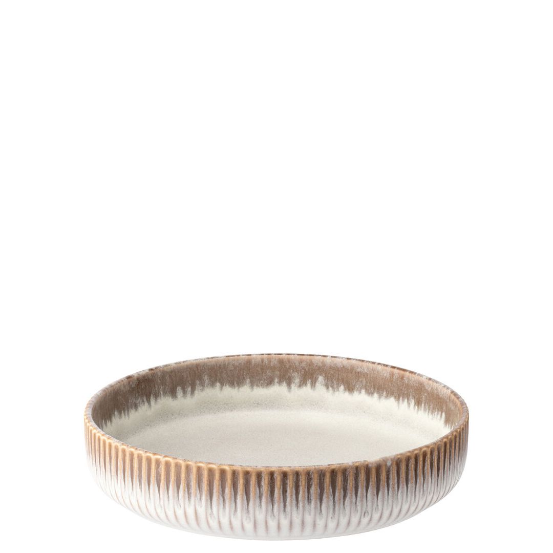 Corduroy Drift Edge Shallow Bowl 7.5" (19cm)