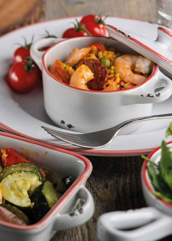 Avebury Red Mini Casserole 4"(10.5cm) 8.75oz(25cl)