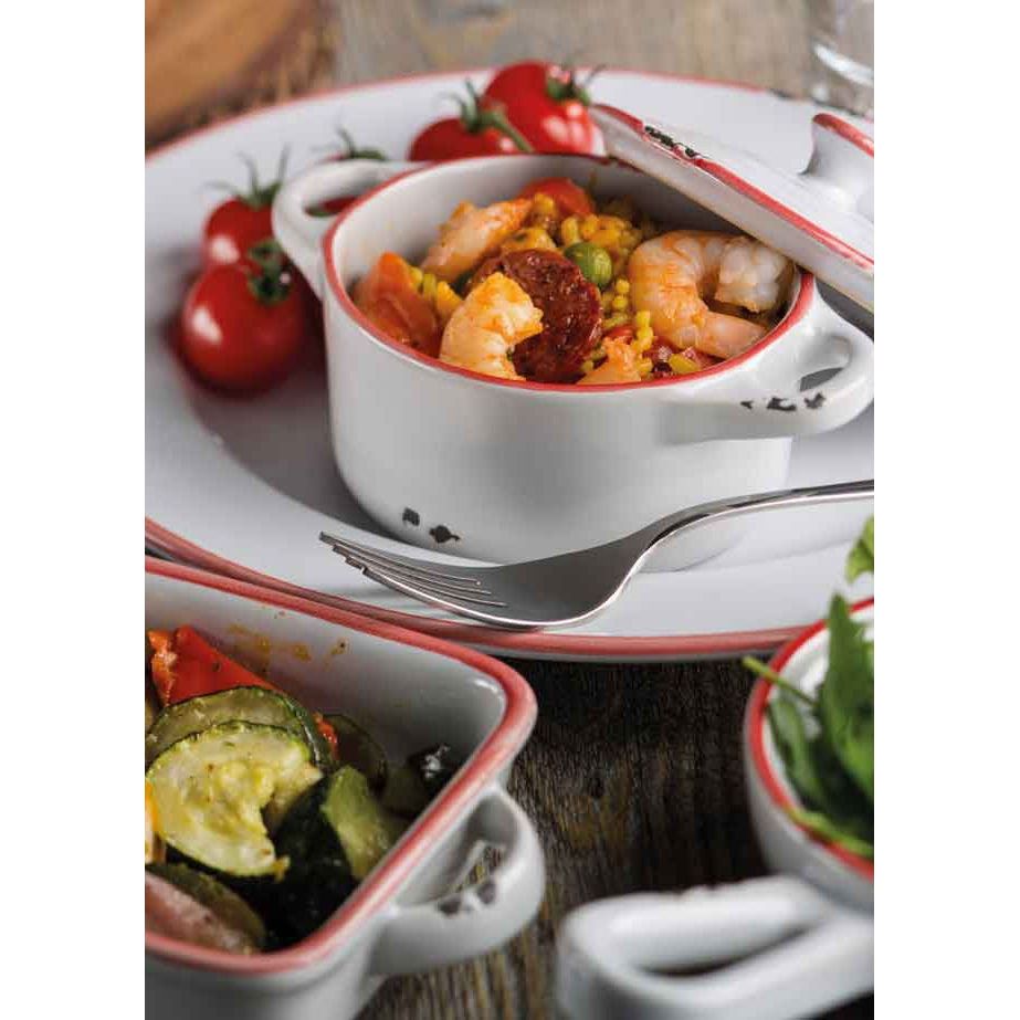 Avebury Red Mini Casserole 4"(10.5cm) 8.75oz(25cl)