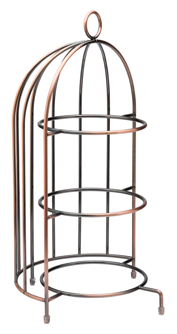 Birdcage Plate Stand 17.5 x 8.75" (47 x 25cm)