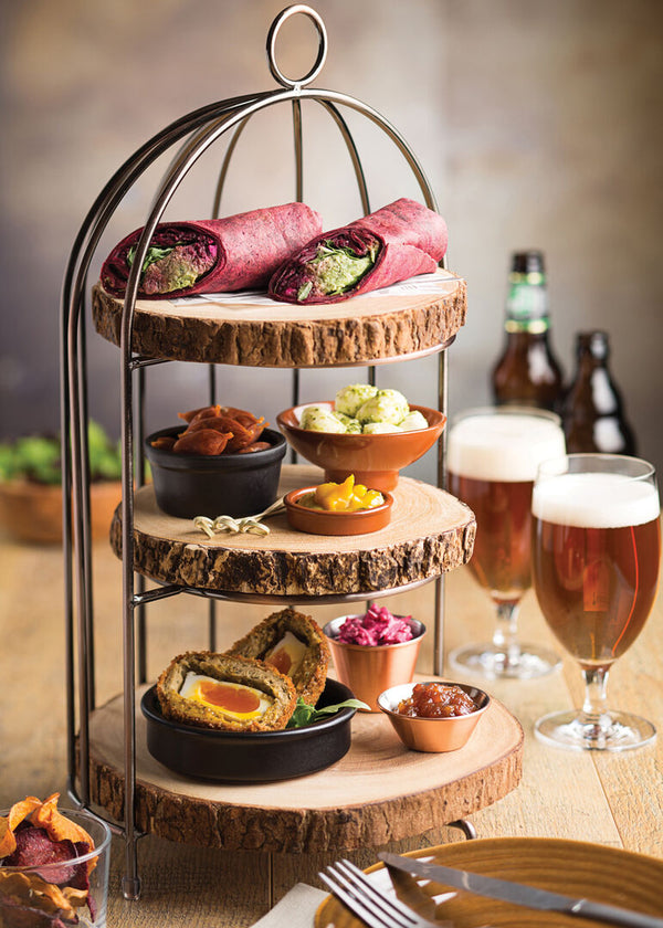 Birdcage Plate Stand 17.5 x 8.75" (47 x 25cm)