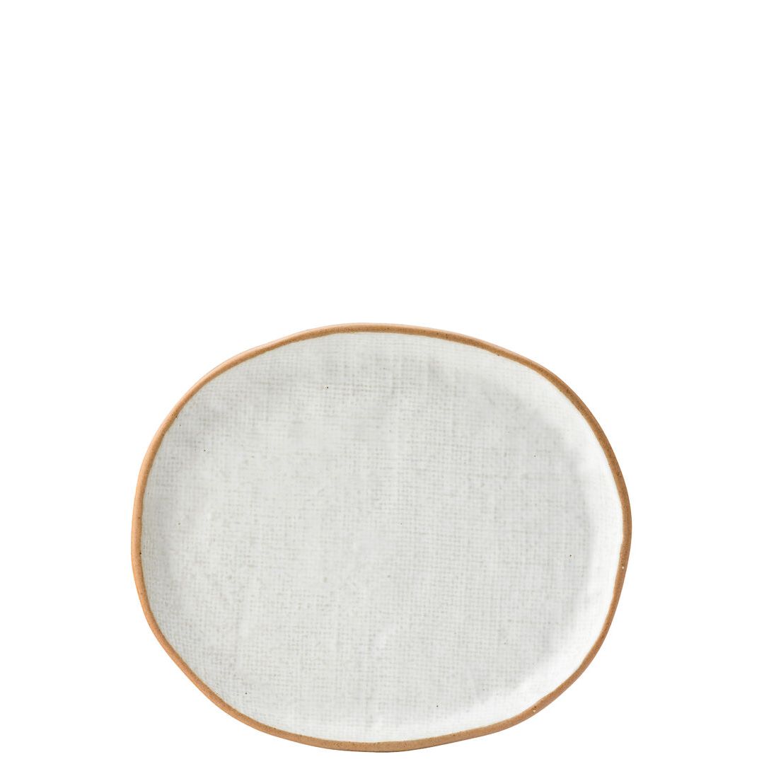 Hessian Plate 8.3" x 7.2" (21.3cm x 18.3cm)