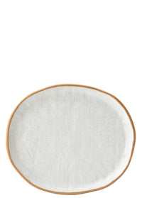 Hessian Plate 8.3" x 7.2" (21.3cm x 18.3cm)