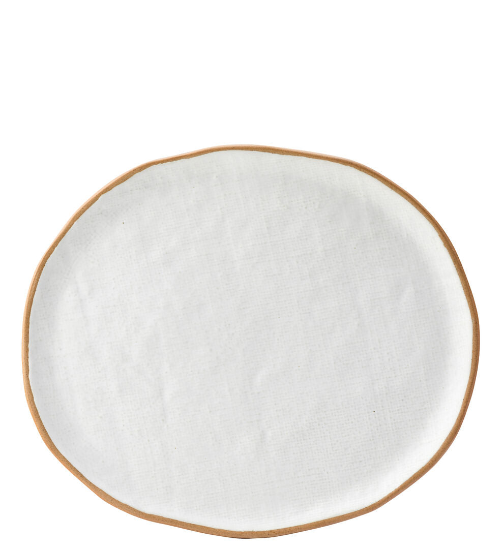 Hessian Plate 11.5" x 10" (29cm x 25.5cm)