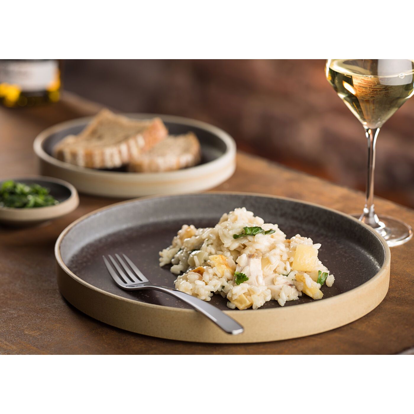 Truffle Walled Plate 10.25" (26cm)
