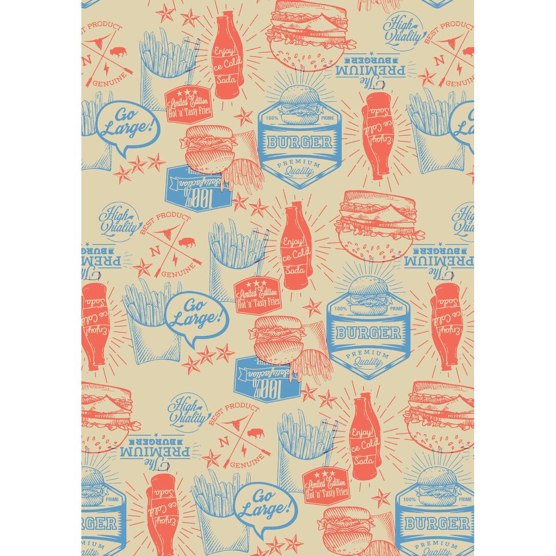 Burger Presentation Paper 10 x 17" (25.5 x 43cm)