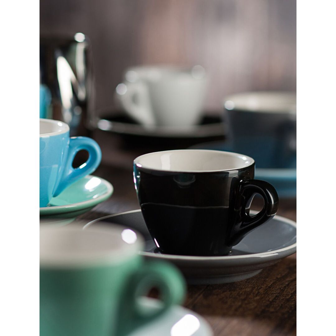 Barista Flat White Black Cup 5.5oz (16cl)