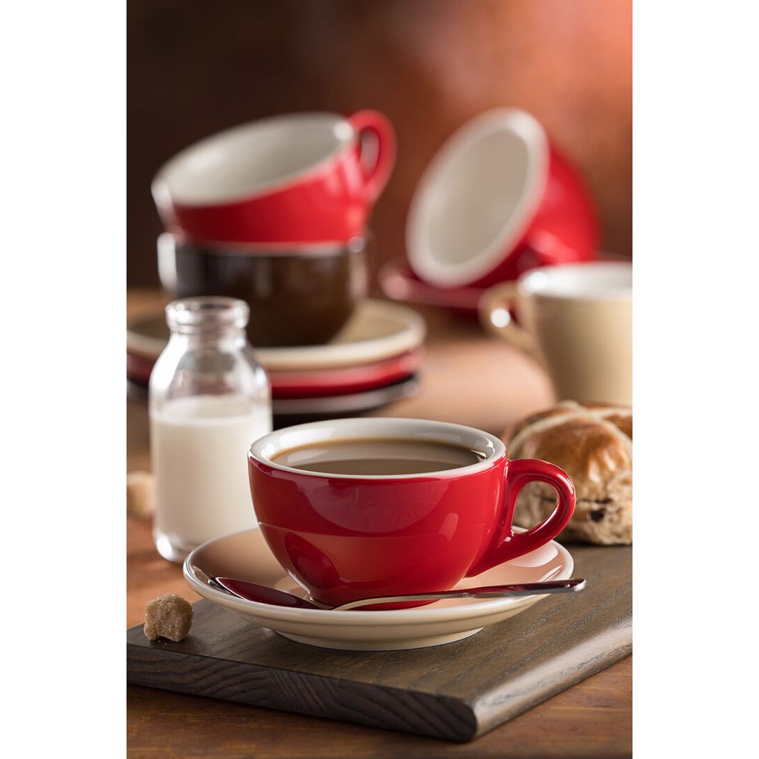 Barista Red Saucer 6" (15.5cm)