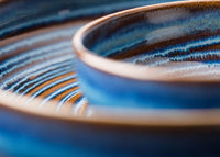 Santo Cobalt Coupe Plate 11" (28cm)