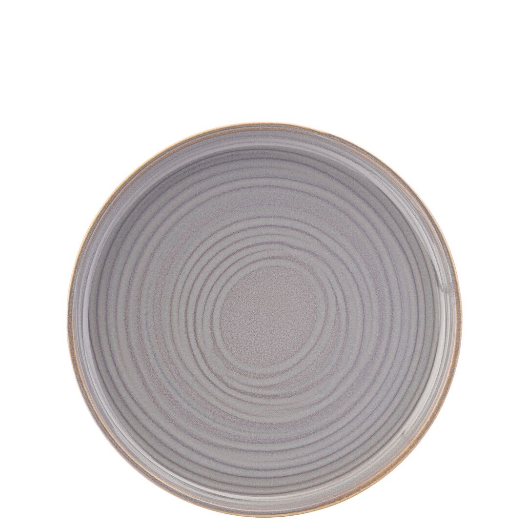 Santo Dark Grey Coupe Plate 8.5" (22cm)