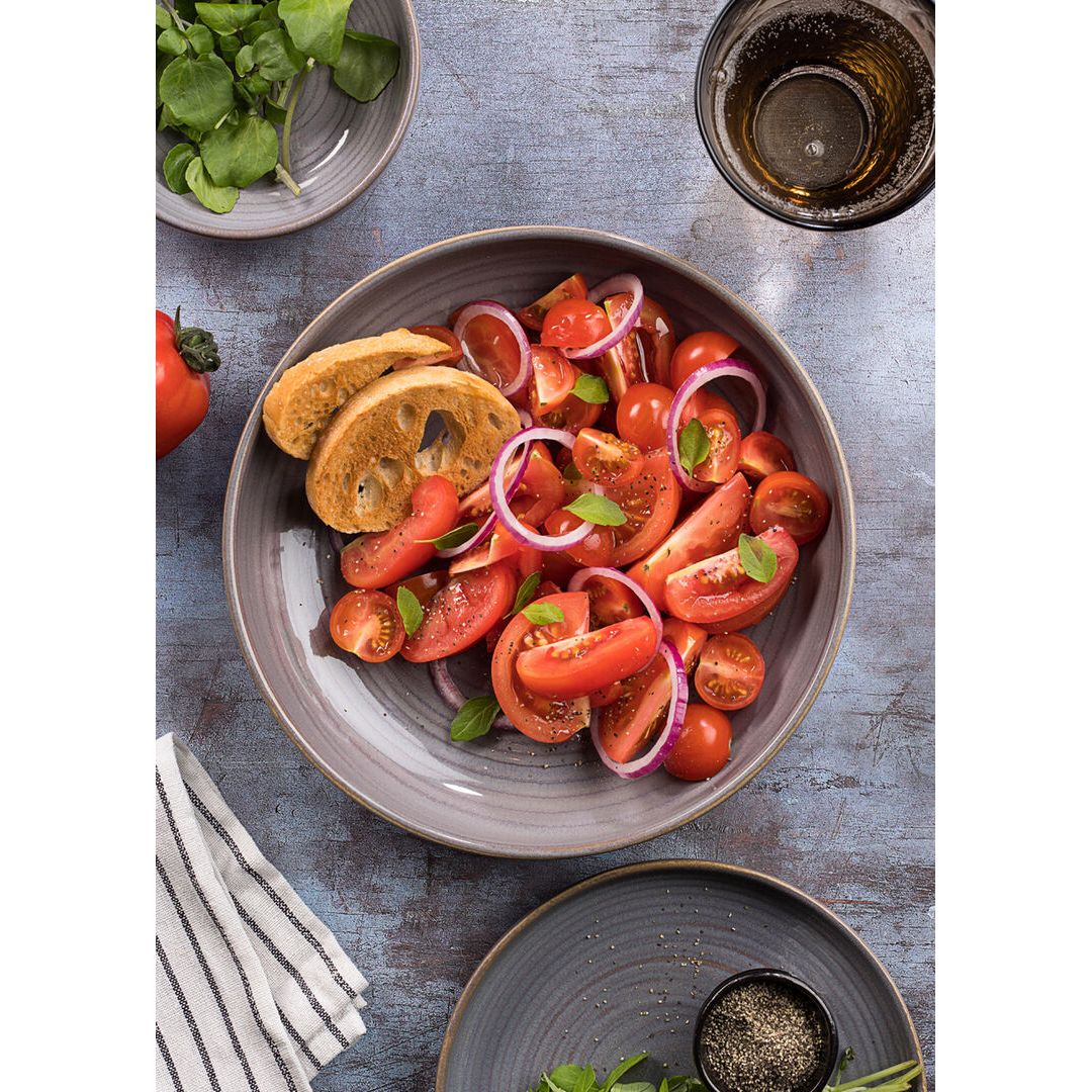 Santo Dark Grey Coupe Plate 7" (17.5cm)