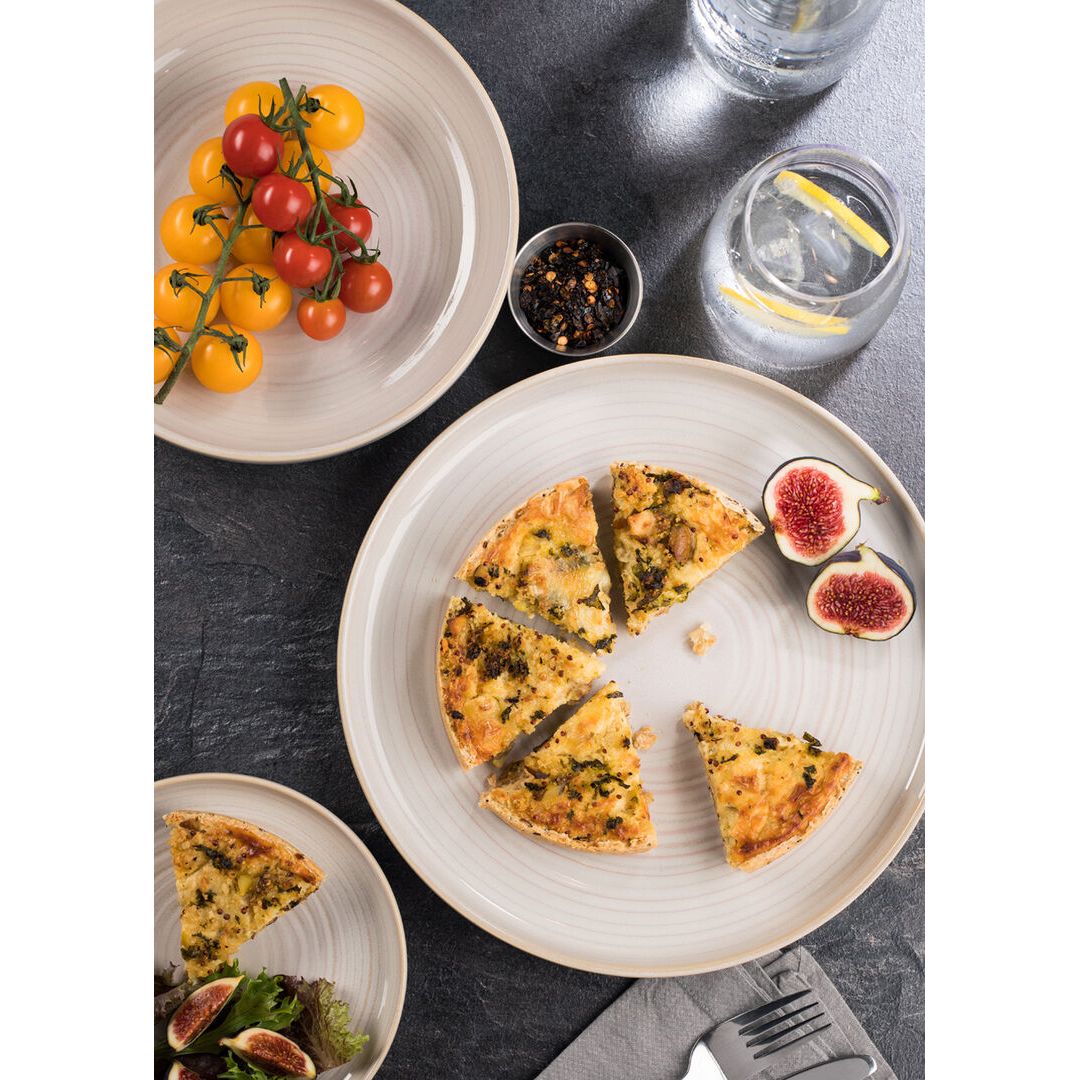 Santo Light Grey Coupe Plate 8.5" (22cm)