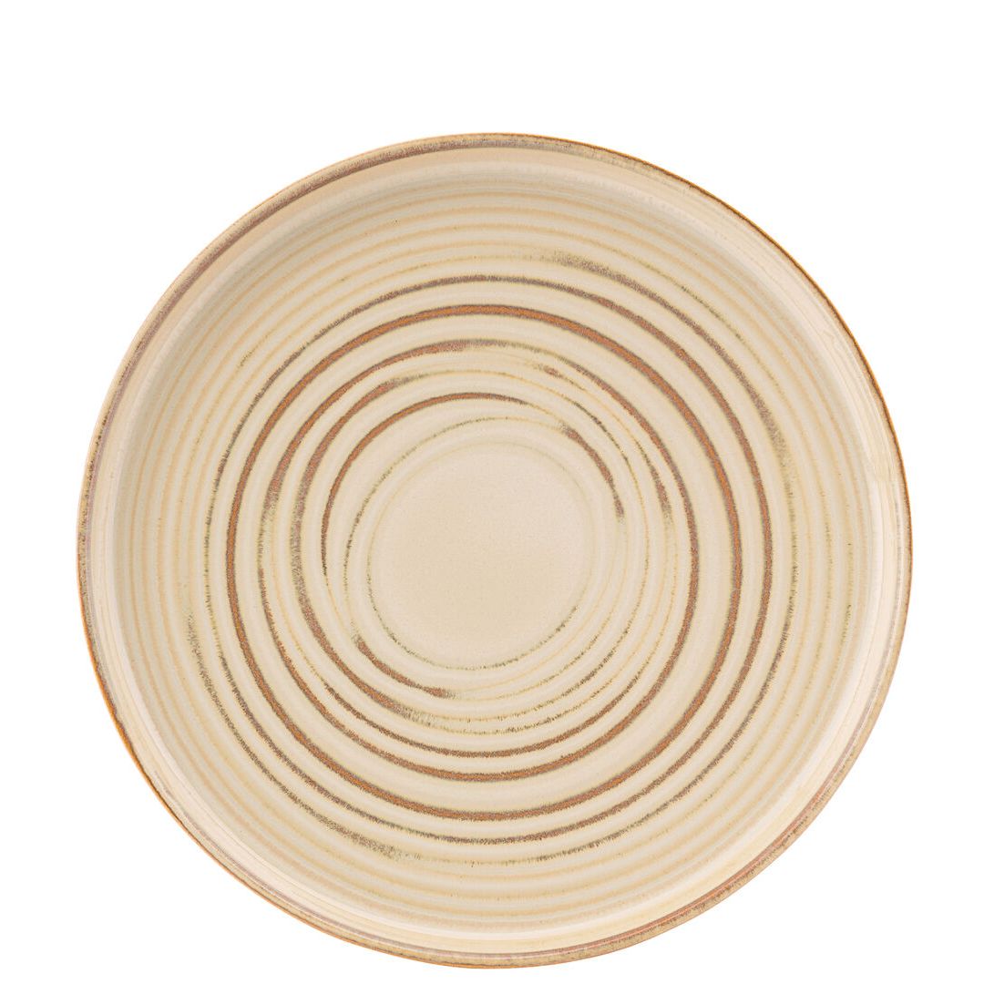 Santo Taupe Coupe Plate 11" (28cm)