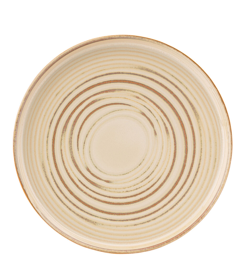 Santo Taupe Coupe Plate 11" (28cm)