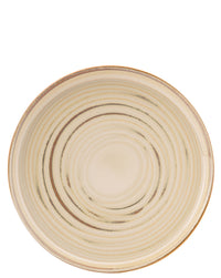 Santo Taupe Coupe Plate 8.5" (22cm)