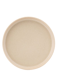 Pico Taupe Coupe Plate 8.5" (22cm)