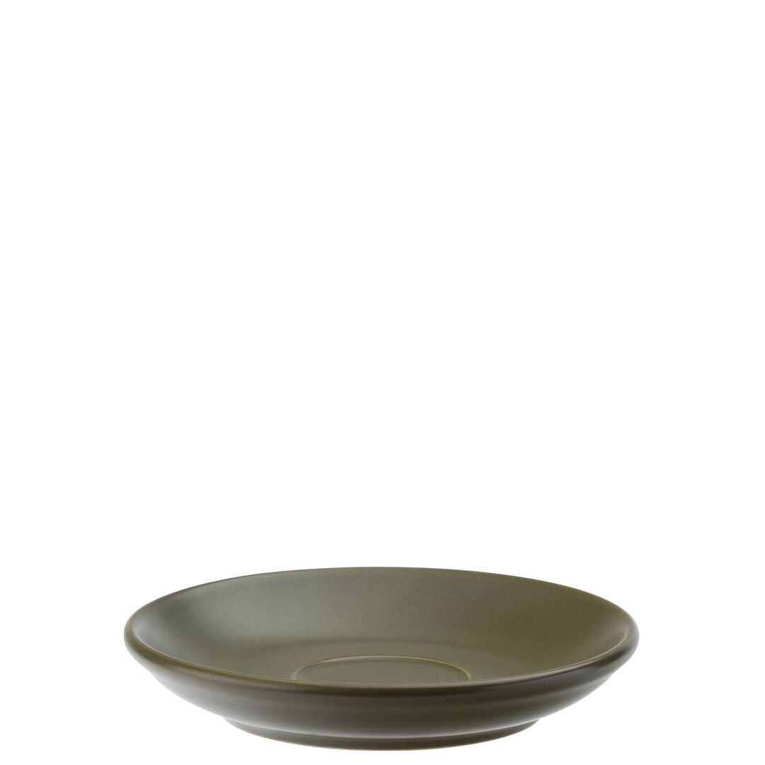 Barista Espresso Matt Olive Saucer 4.75" (12cm)