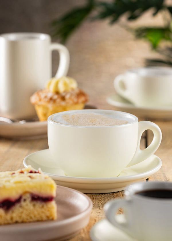 Barista Matt White Saucer 6" (15.5cm)