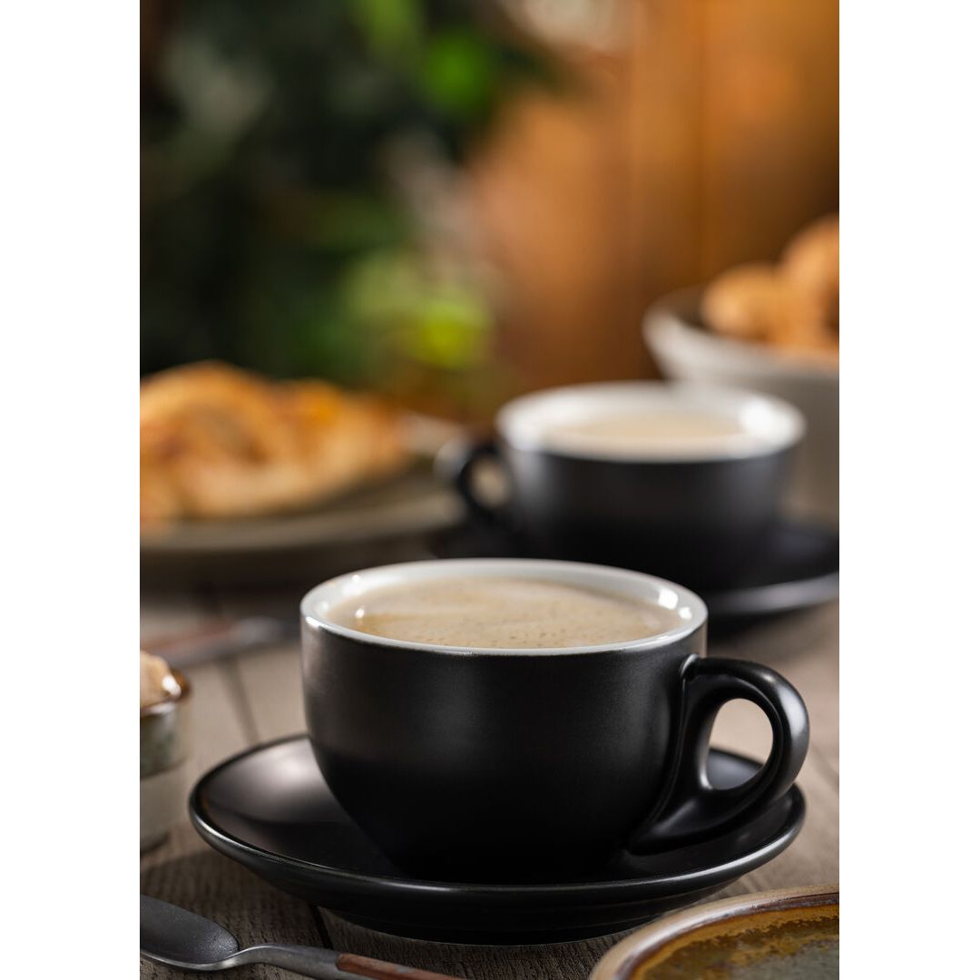 Barista Latte Matt Black Cup 10oz (28cl)