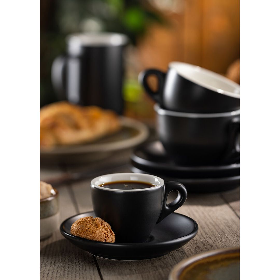 Barista Matt Black Saucer 5.5" (14.5cm)