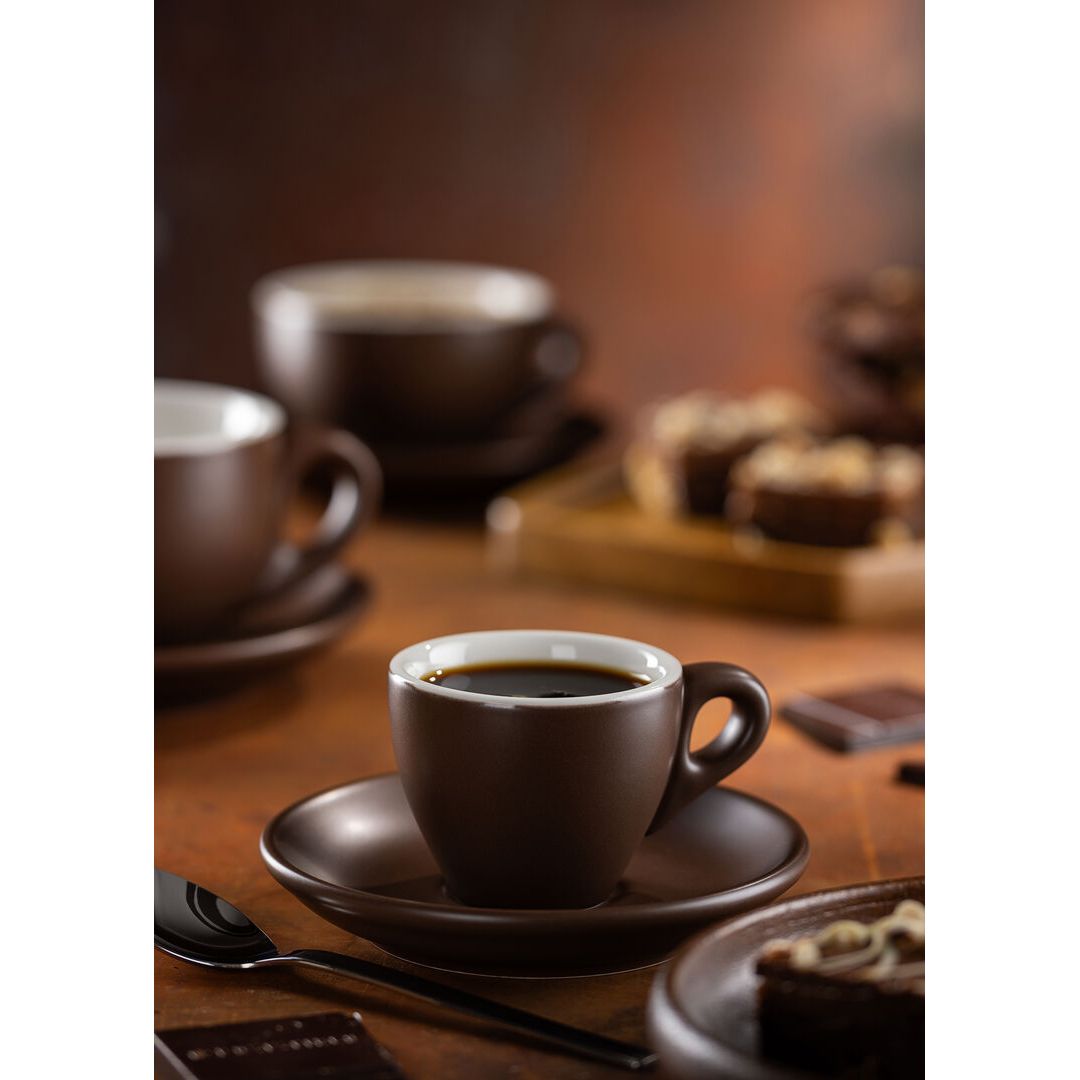 Barista Espresso Matt Brown Saucer 4.75" (12cm)