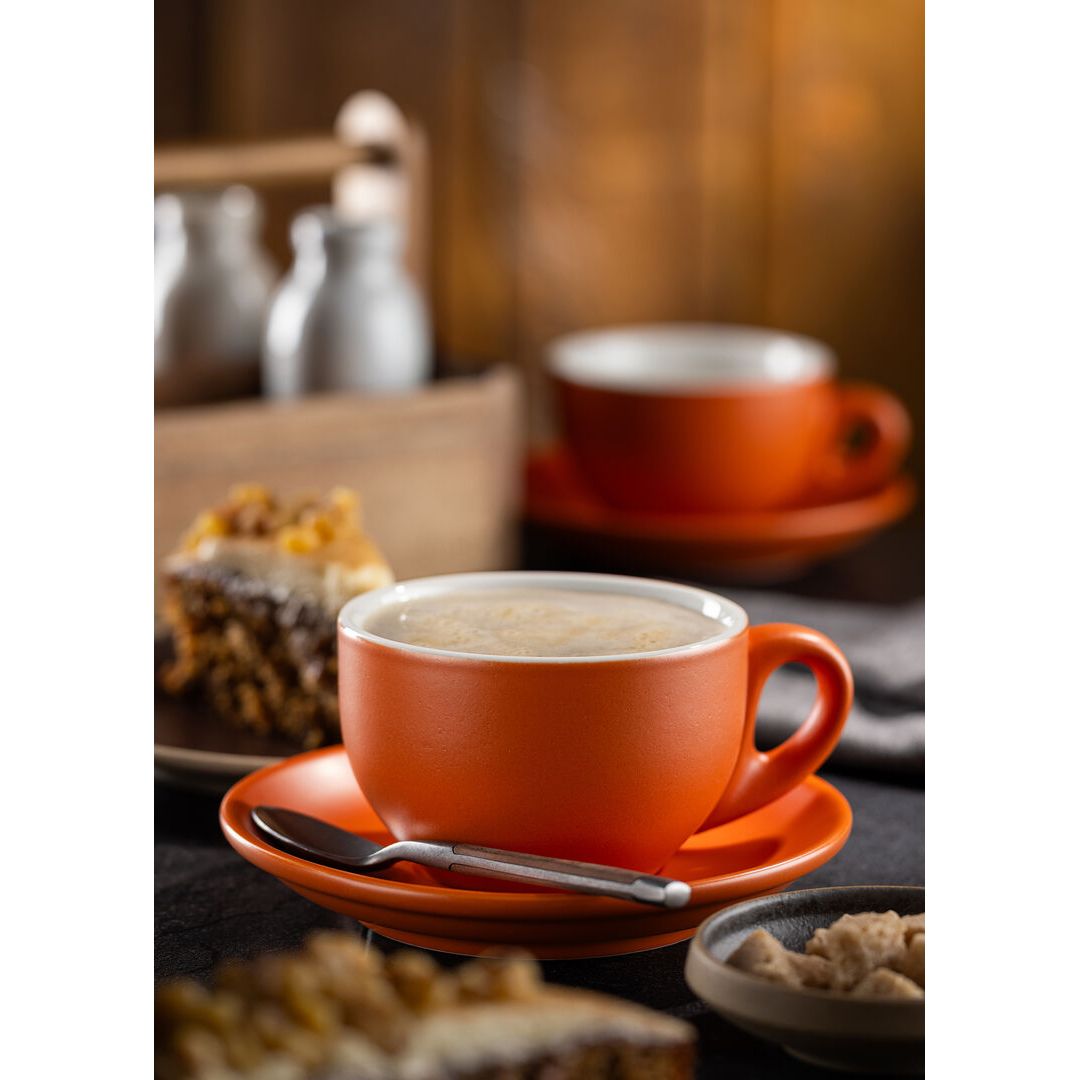 Barista Latte Matt Orange Cup 10oz (28cl)