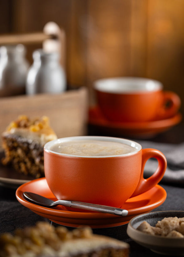 Barista Latte Matt Orange Cup 10oz (28cl)