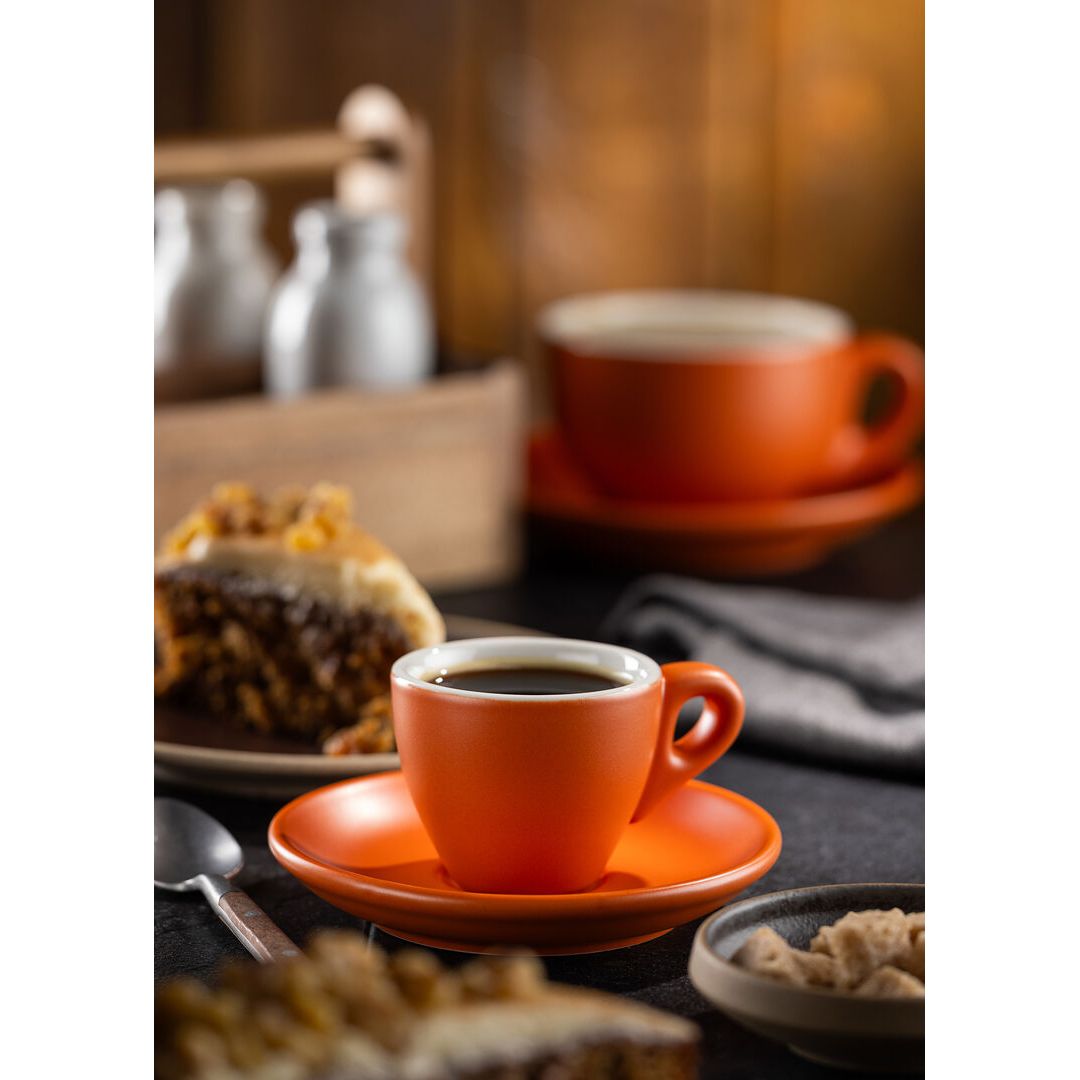 Barista Espresso Matt Orange Cup 2.75oz (8cl)