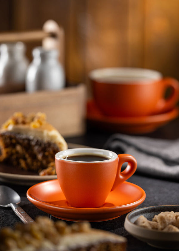 Barista Espresso Matt Orange Cup 2.75oz (8cl)