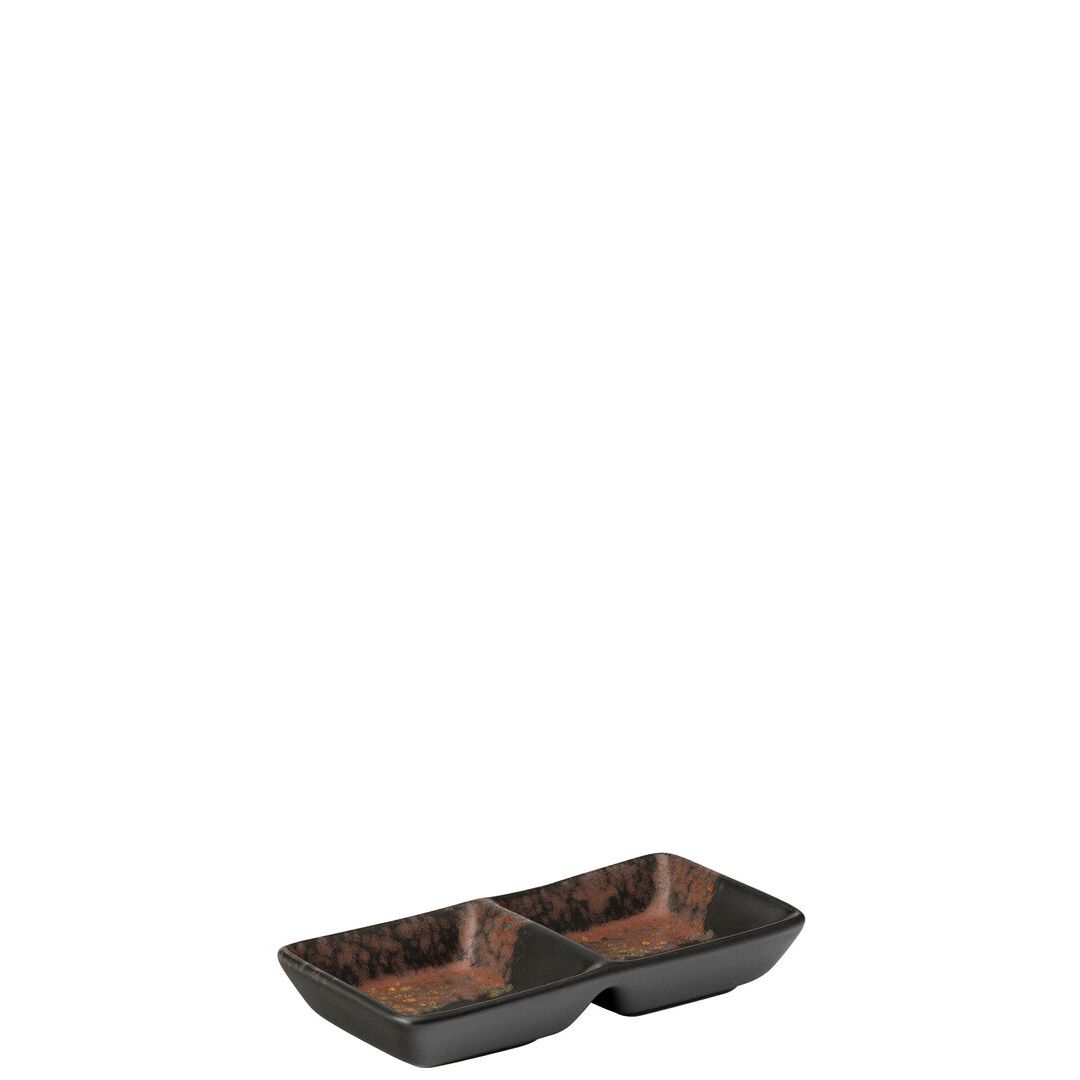 Oxy Divided Dish 4.5 x 2.25" (12 x 6cm)