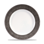 Bamboo Spinwash Dusk Footed Porcelain Plate 10 7/8"