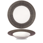 Bamboo Spinwash Dusk Wide Rim Porcelain Bowl 11"