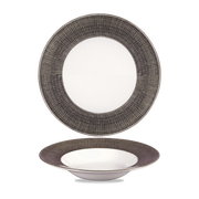 Bamboo Spinwash Dusk Wide Rim Porcelain Bowl 9 1/2"