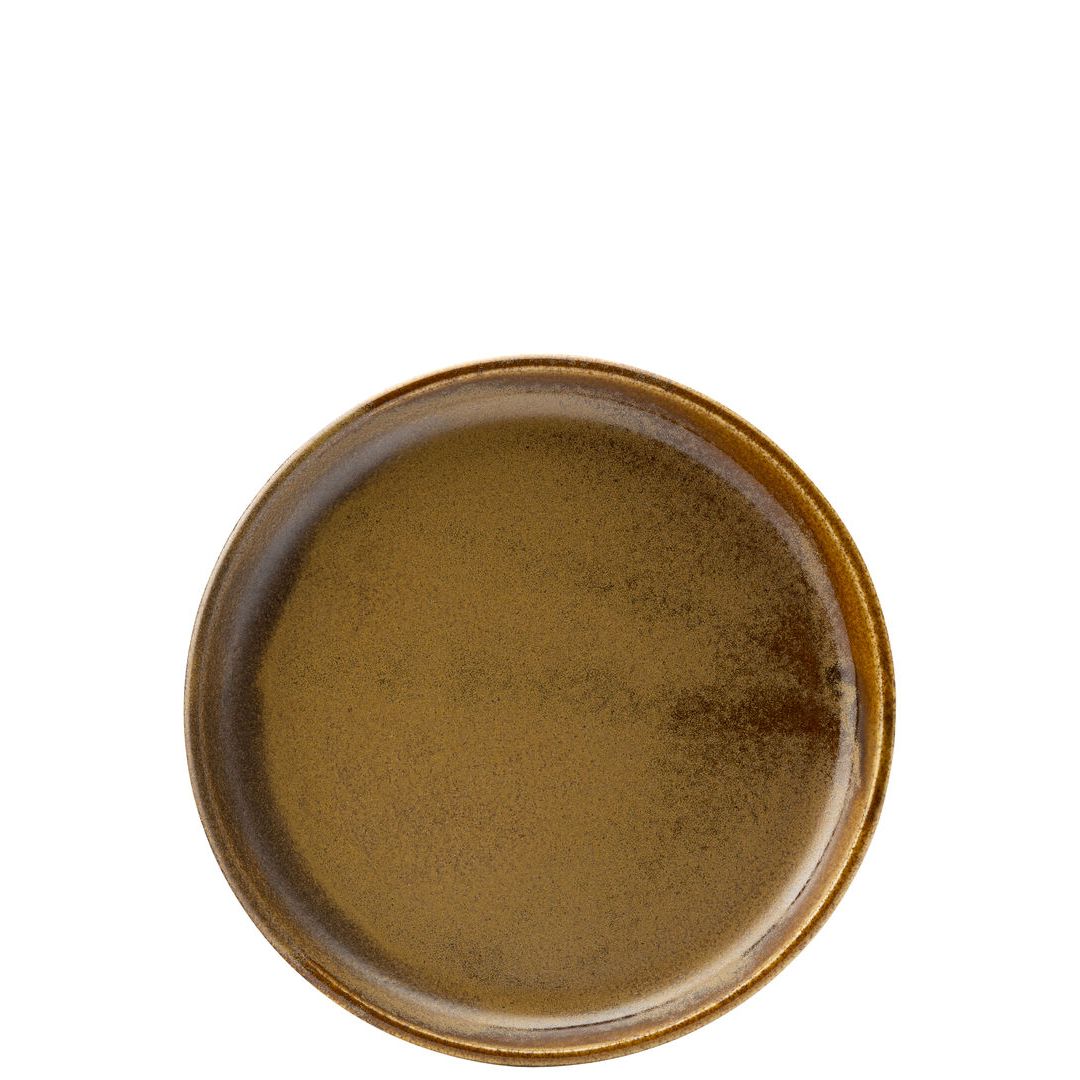 Murra Toffee Walled Plate 7" (17.5cm)