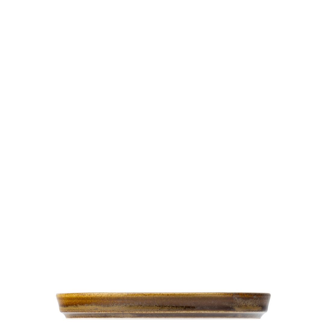 Murra Toffee Walled Plate 7" (17.5cm)