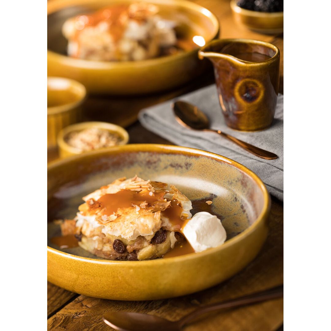Murra Toffee Walled Plate 7" (17.5cm)