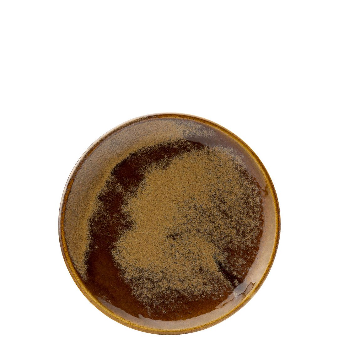 Murra Toffee Coupe Plate 6.5" (17cm)
